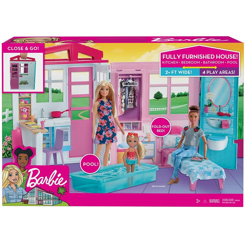 Barbie la piscina di barbie con bambola Mattel 